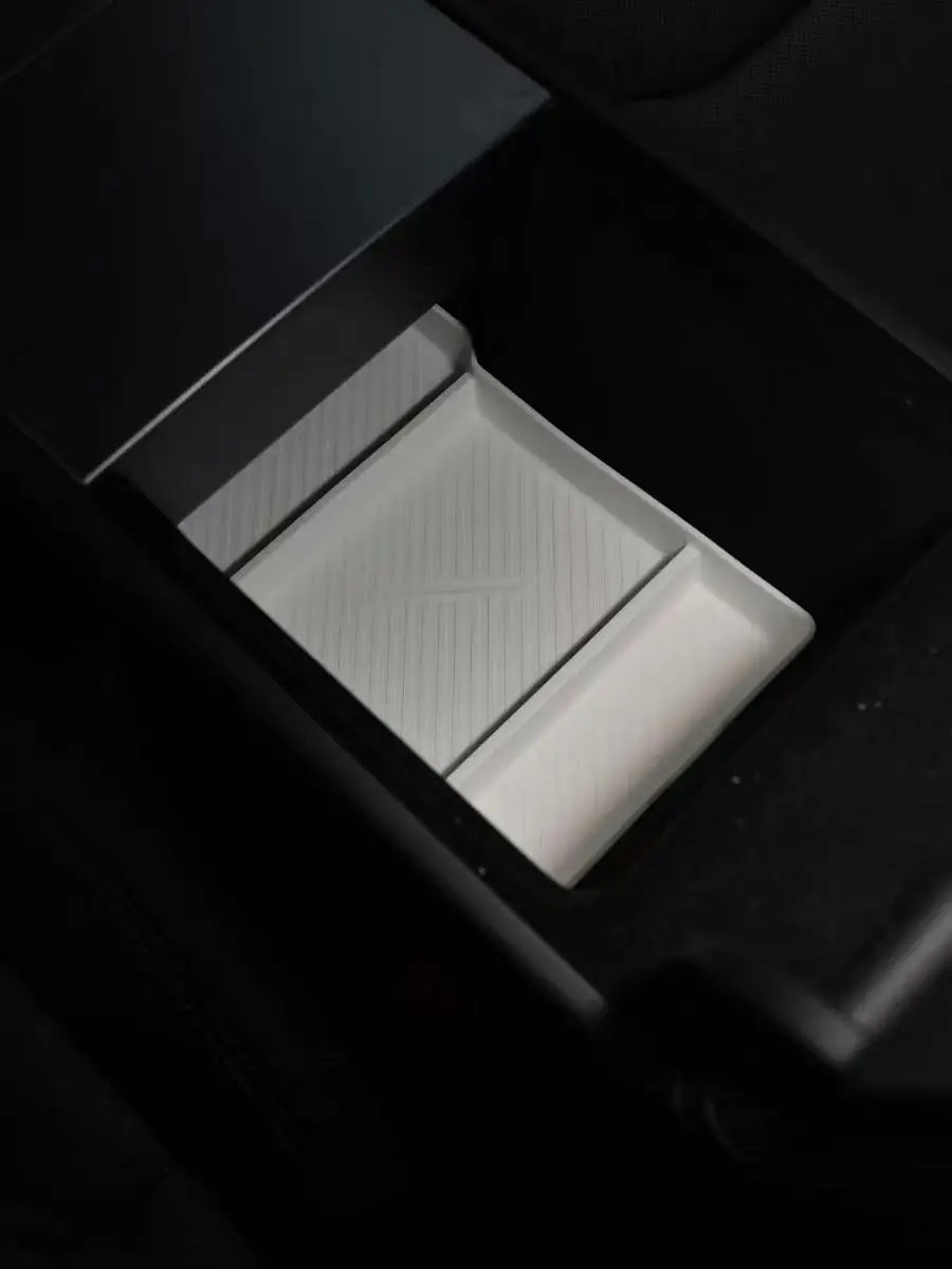 

For Tesla Model Y Standard RWD 2026 Armrest Boxs Storage Center Armrest Box Bottom Storage Box Organizer Tray Car Accessories
