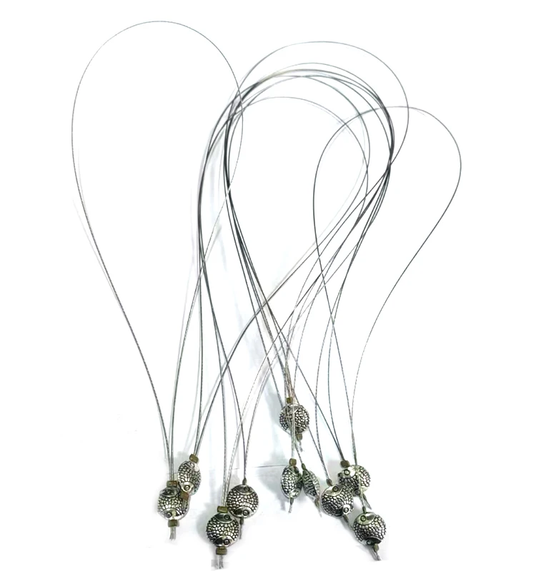 5/10PCS Nano Ring Threader Pulling Nano Ring Hair Extension Tools / Stainless Hair Applicators for Hair Extensions