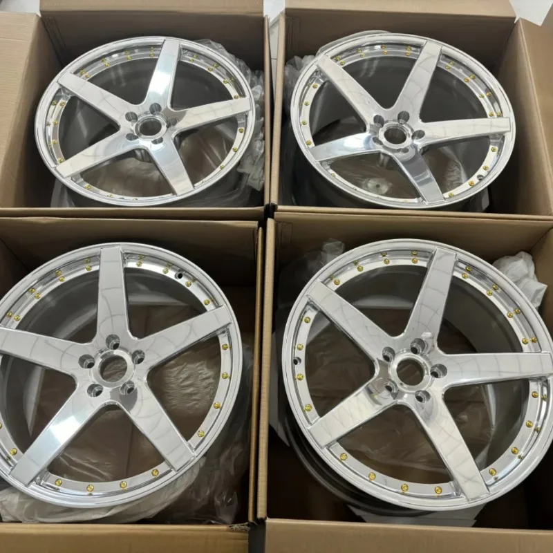 Roc Custom Polished Concave Rims 5x112 21 22 Inch Forged Wheels Custom Forged Rims Tuning Luxury Sedan Luxury SUV