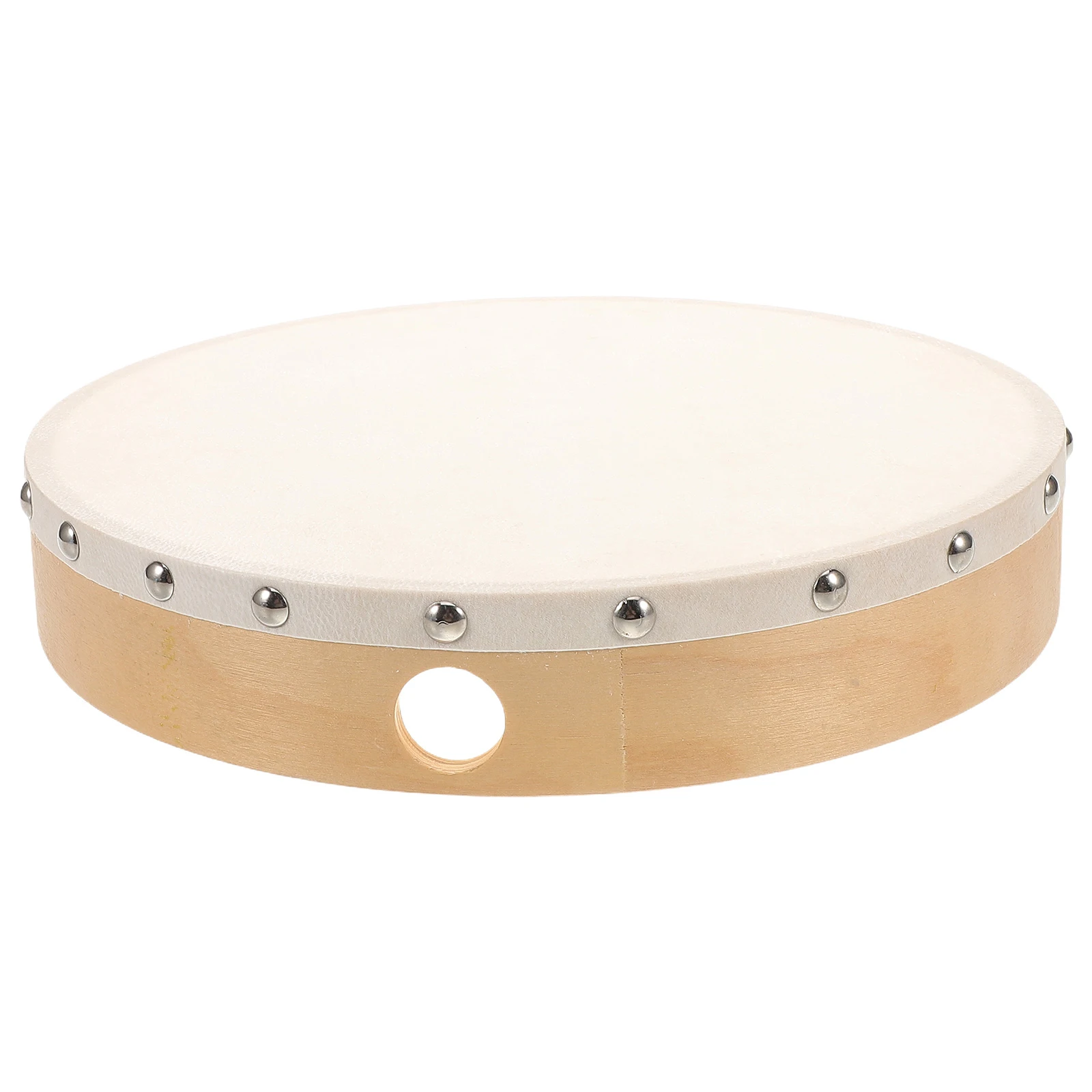 

Drum 10 Inch Sheepskin H Percussion Instrument Kids Music Education Chinese Dance Learning Small Portable Wooden Tambourine