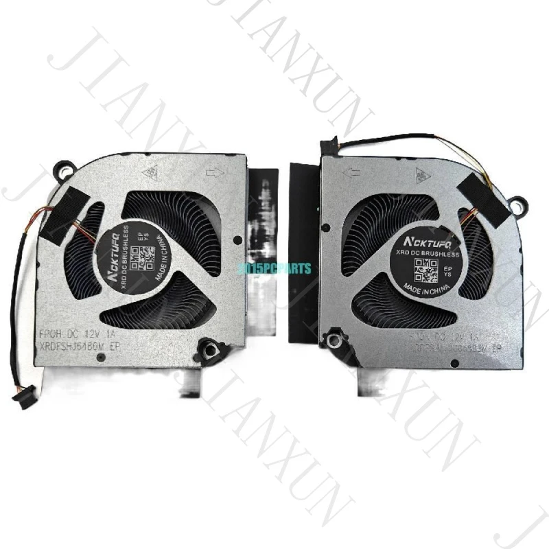 Nuevo ventilador de refrigeración de CPU y GPU de repuesto para Acer Nitro 16 (AN16-41/AN16-51) Nitro 17 (AN17-41/AN17-51) N23Q4 Laptop (RTX 40 Seri