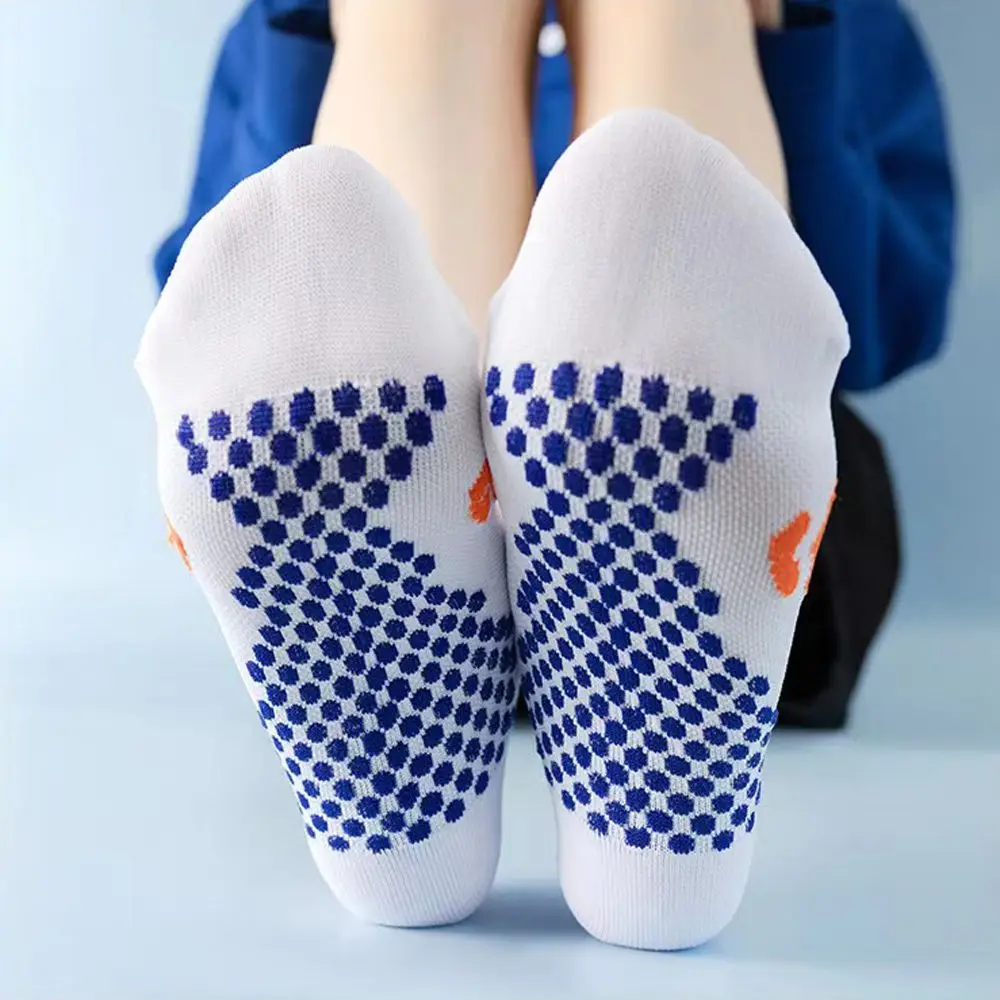 

Polyester Sports Anti-odor Socks 5 Colors Deodorous Anti-slip Football Socks Free Size Short Breathable Ankle Socks Four Seasons