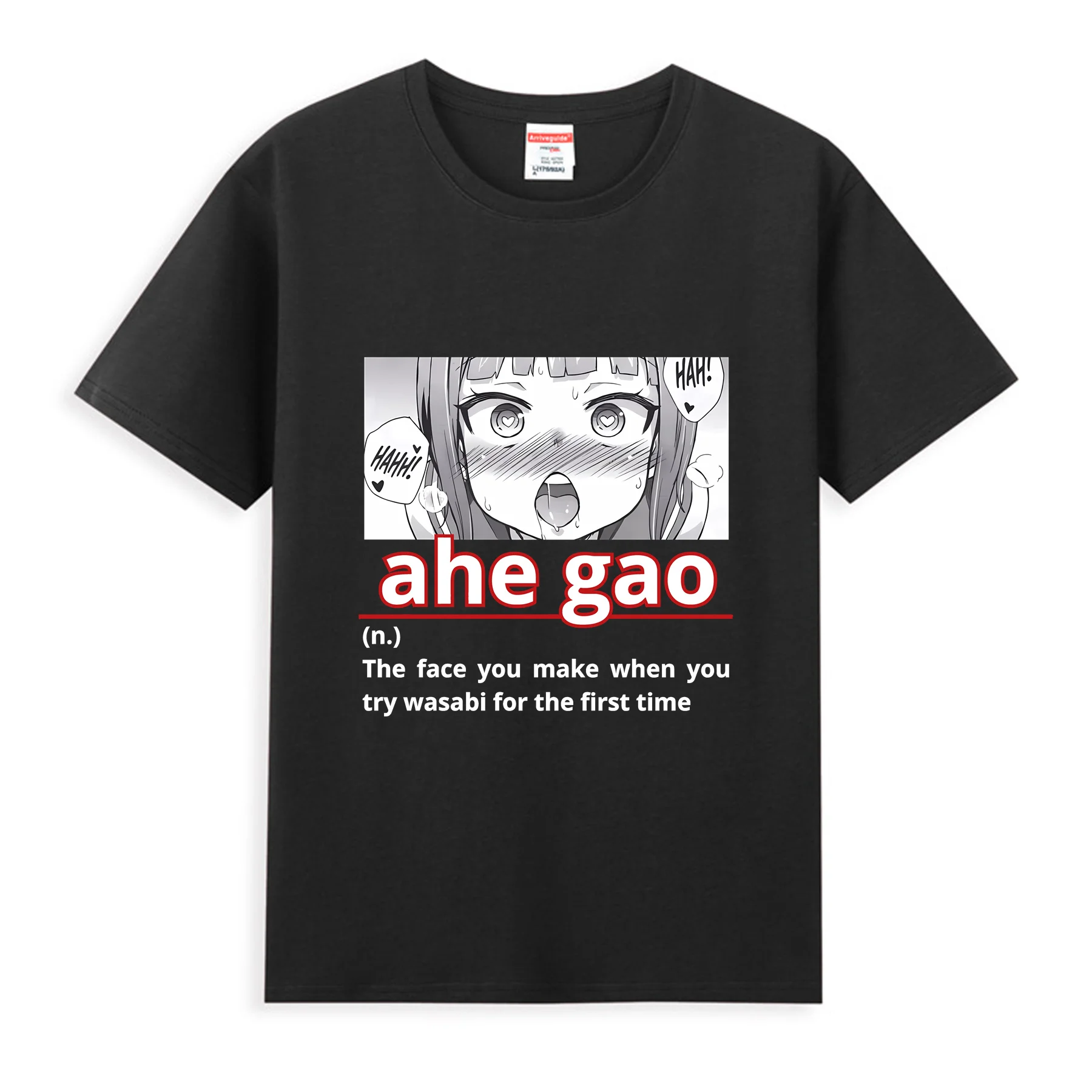 

Men Waifu Girl T Shirt Ecchi Hentai Ahegao Japanese Manga Anime Clothing