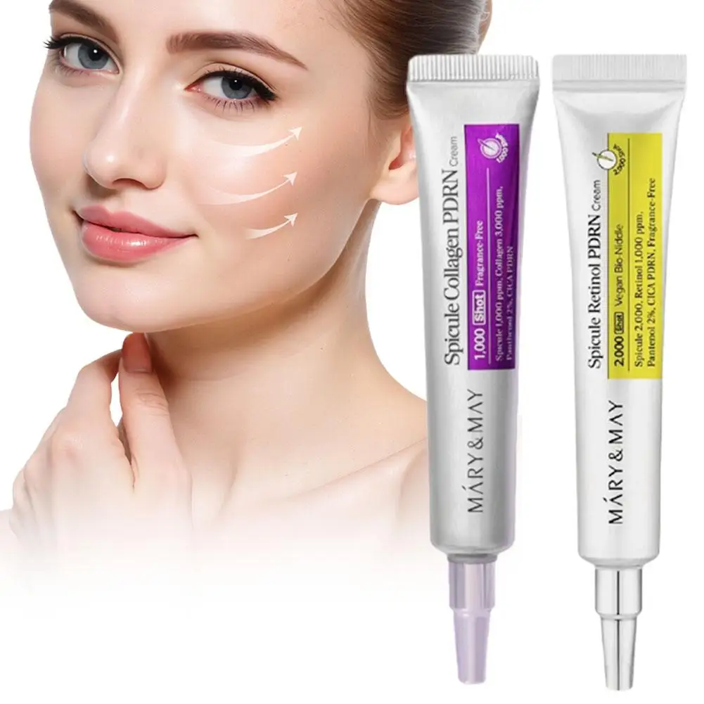 

Крем Mary&May Spicule Retinol Collagen PDRN с пантенолом и CICA, 1000ppm, многофункциональный антивозрастной крем для сияния и увлажнения кожи