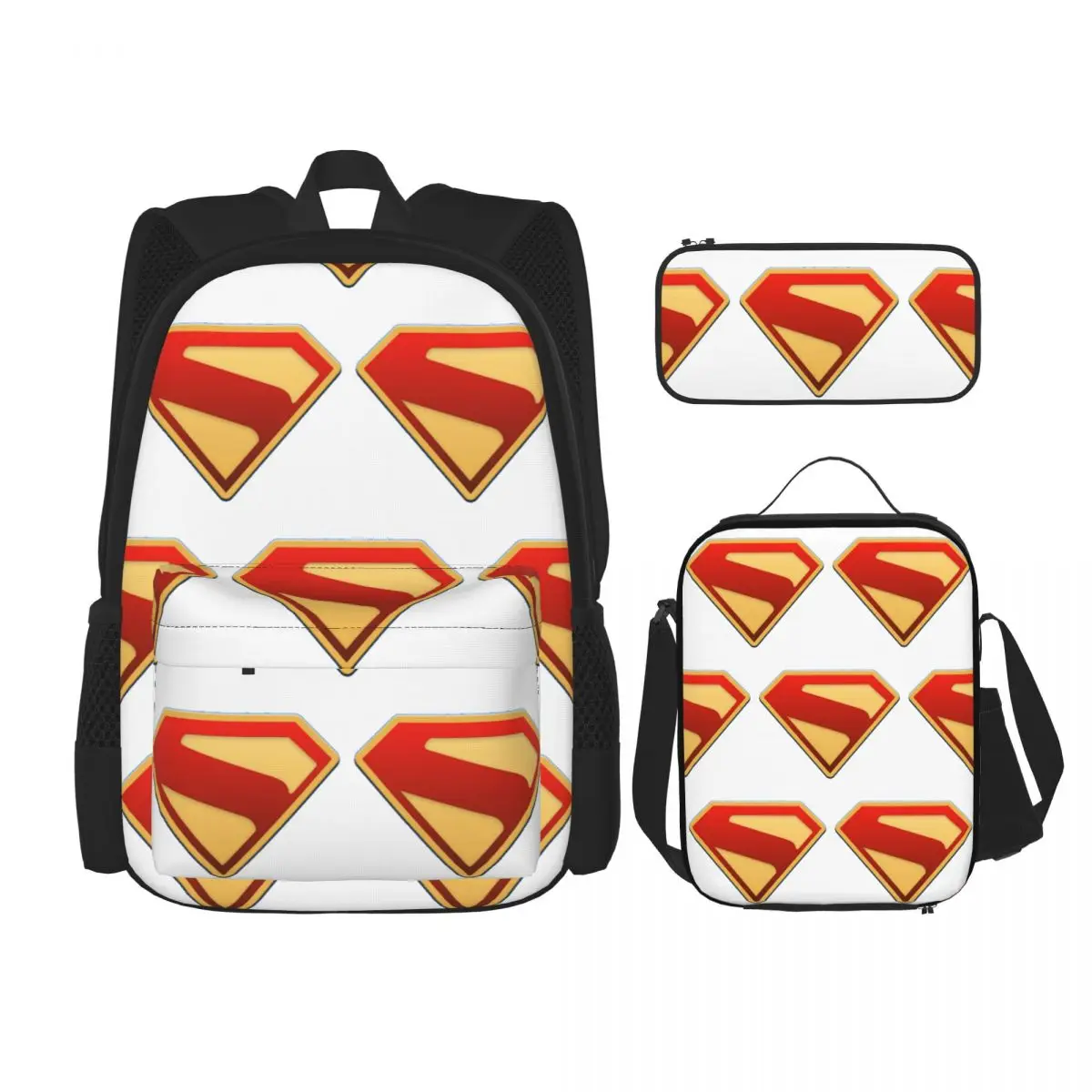 Legacy Backpacks Students Bookbag School Bags Rucksack Lunch Bag Pen Bag Three-Piece Set