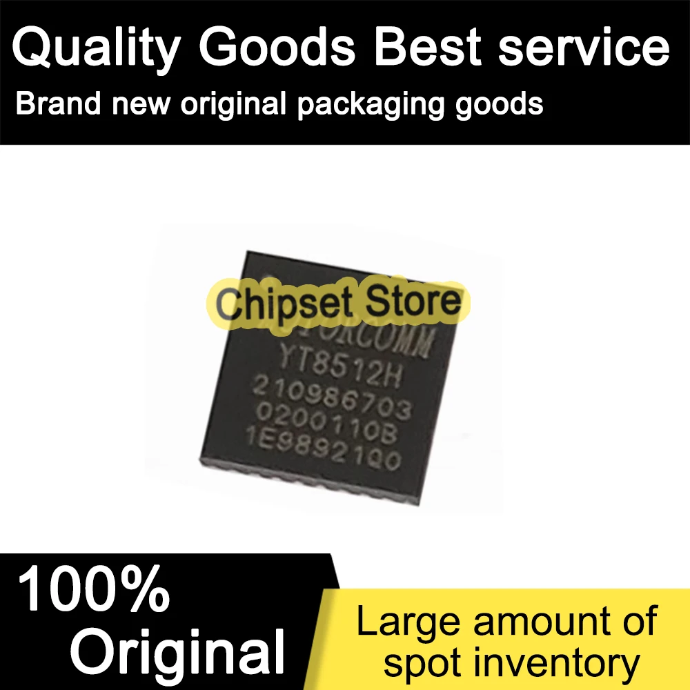 

5pcs/lot YT8512H QFN IC 100% Brand new