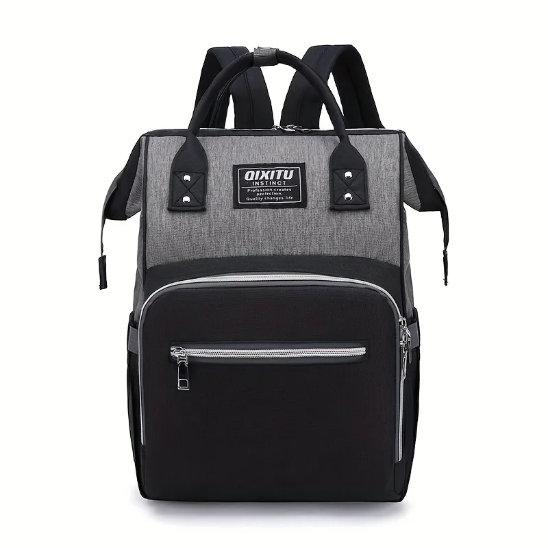 Tas Popok Kapasitas Besar, Tas Ibu Multi Saku Ringan, Ransel Perjalanan Gantung Stoller