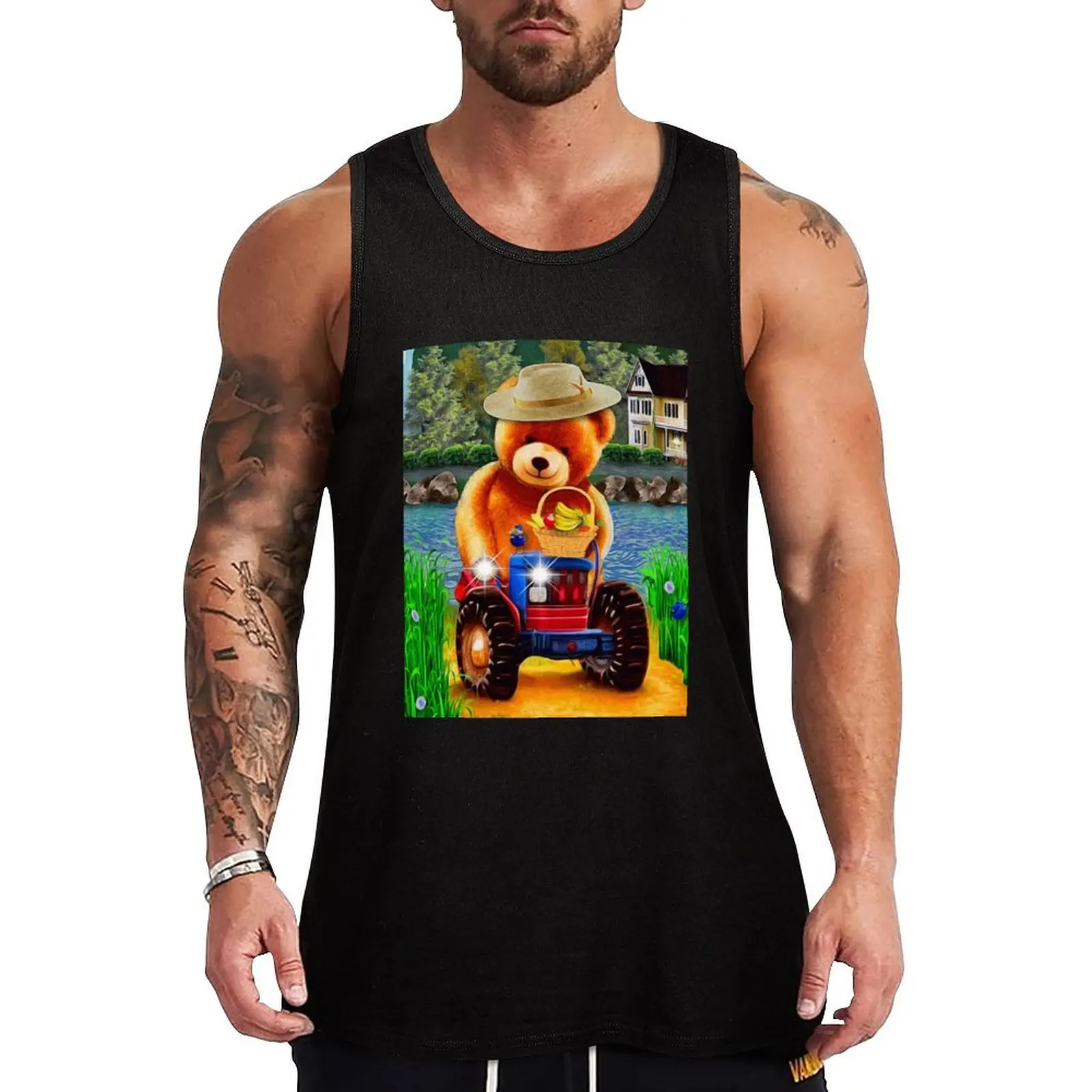 

Support Your Local Farmer Tank Top clothing men Men's summer clothes