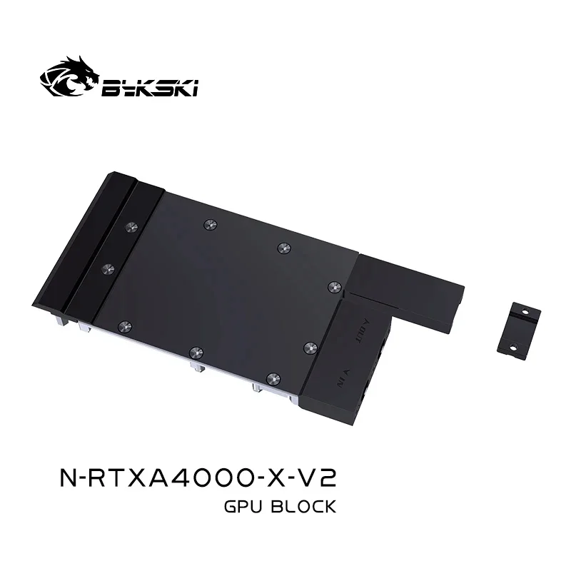 Bykski N-RTXA4000-X-V2 GPU Cooler for Leadtek RTX A4000 Metal VGA Water Block Refrigerador de água para placas de vídeo