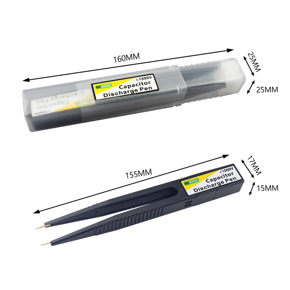 1000V Capacitor Discharge Pen High Voltage Fast Discharging Tool Digital Sparkpen Electronic Repairs Discharger Discharge Pen