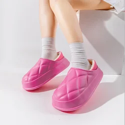 Winter Home Slippers Warm Home Women Indoor Cotton  Ladies Soft Slippers Couples Shoes