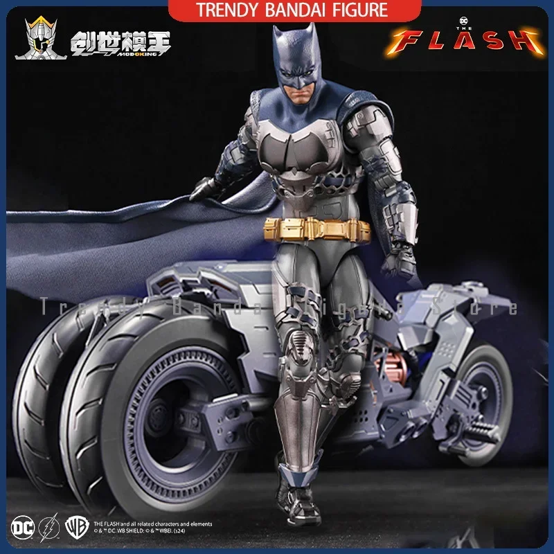 MODOKING 1/12 Batman Flash Movie Ben Affleck Motorcycle Vehicle Action Figure Boys Toy Model Gift Assembly Kit