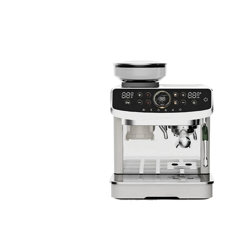 

Coffee machine grinding integrated, home and commercial small semi-automatic Italian double pump