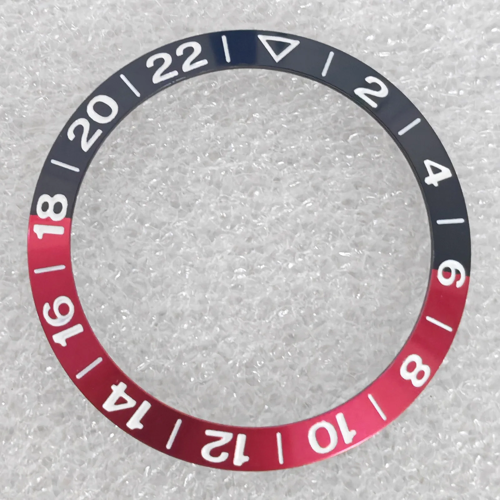 38mm Aluminium Bezel Insert 2-22 Font Outer Dia 38mm Inner Dia 30.5mm Watch Bezel Ring Replacement Fits 40mm Watch Case