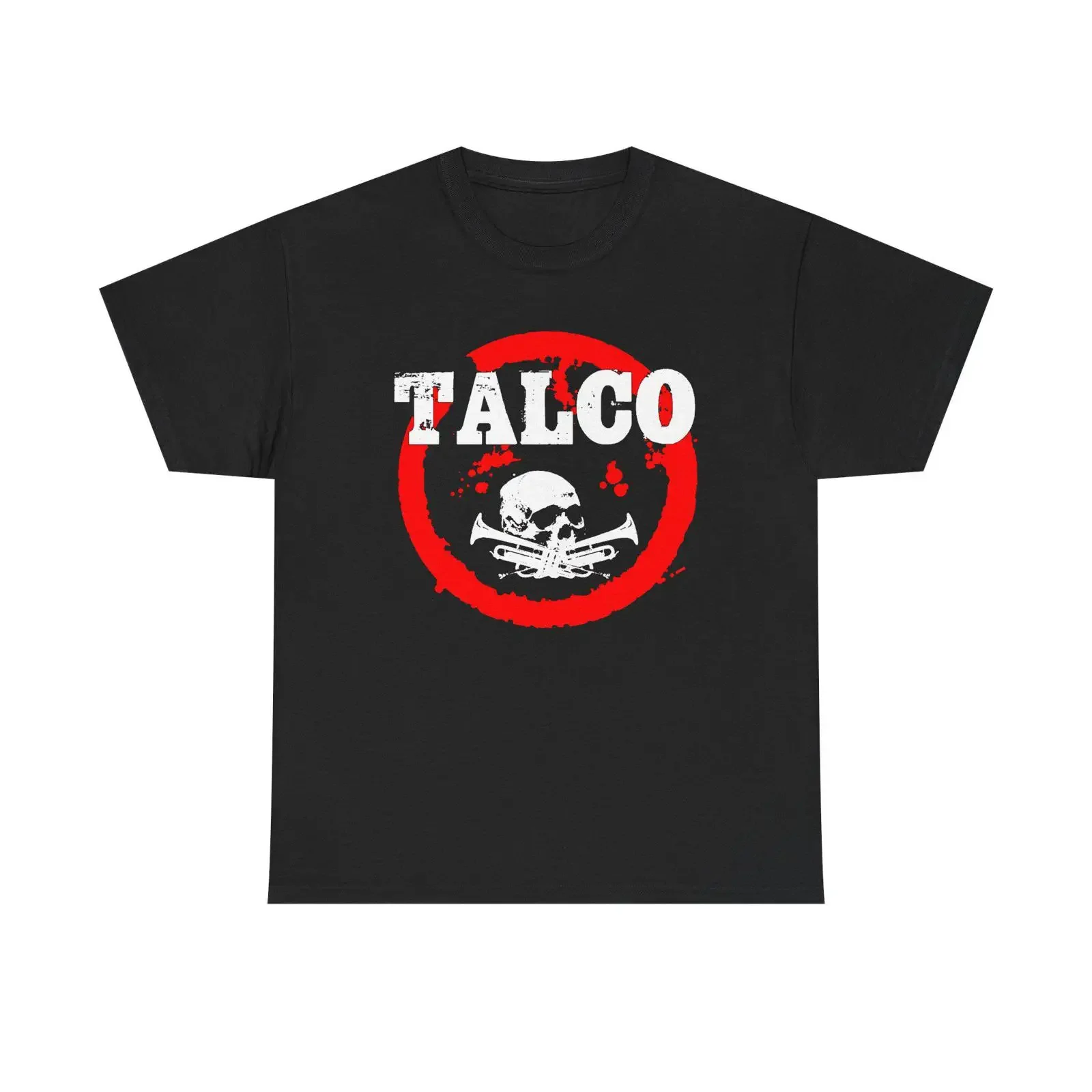 Camiseta Talco Band, Estilo Ska Punk, Rock Italiano, Merchandising para Fans, Música Urbana, Vintage, Lavada, Unisex, Ligeramente Elástica, Ropa Urbana