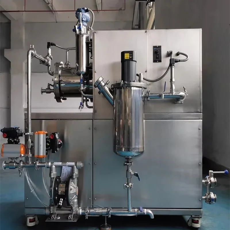 New Energy Horizontal Pesticide Grinding Machine for Food Cosmetics Battery Recycling Nano Sand Grinding Machine