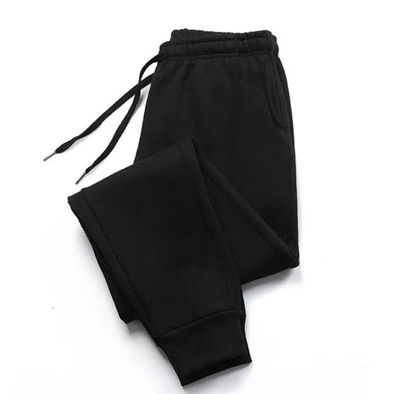 

New Men's Sweatpants Spring Autumn Fleece Pants Sport Long Pants Casual Drawstring Pockets Trousers Oversize Sweatpants For Men