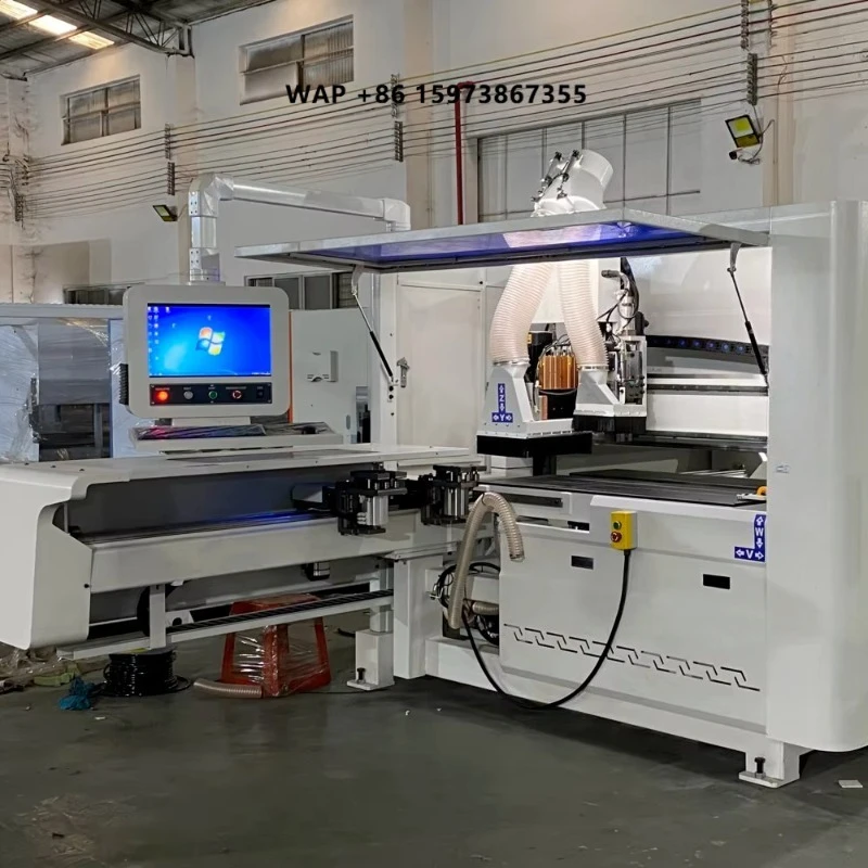 Best Automatic ATC Horizontal Six Axis Drilling Machine for Cabinets Furniture Kitchen