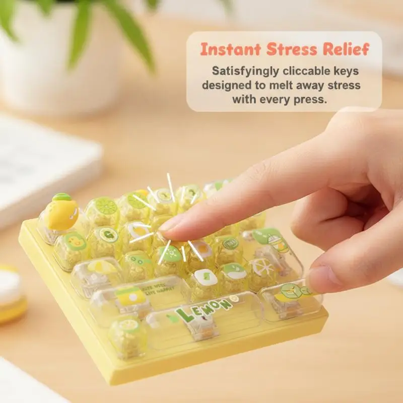 Cute Kawaii 3D Cartoon Cherry Peach Themed Keycaps Soft‑Touch Finish DIY Decorative Keycap for Mechanical Gaming Keyboard