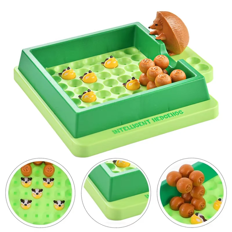 Kids Hedgehog Board Games Maze Labyrinth Puzzle Logic Toy Montessori Education Funny Rolling Table Game Boy Girl Gift