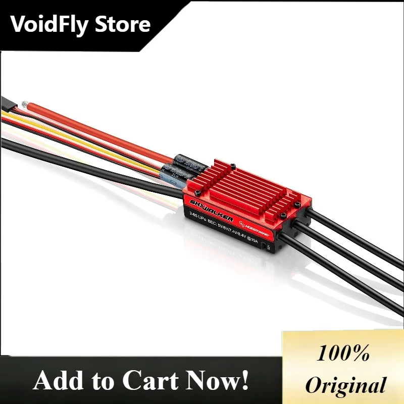 VoidFly 1pcs new Hobbywing SkyWalker 120A V2 UBEC Brushless ESC with Backpropulsion Electric Adjustment For RC Aircraft Model