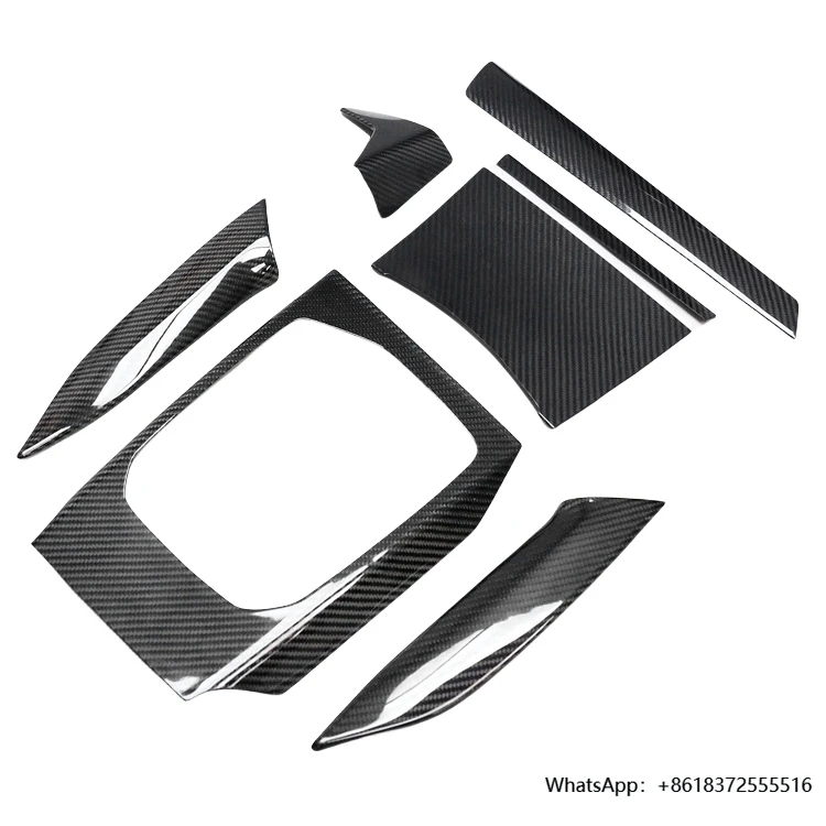 

For 3/4 SERIES G20 G22 G23 G26 Dry Carbon Fiber Car Dashboard Decorative Stickers Interior Upgrade Kit Modification Assembly