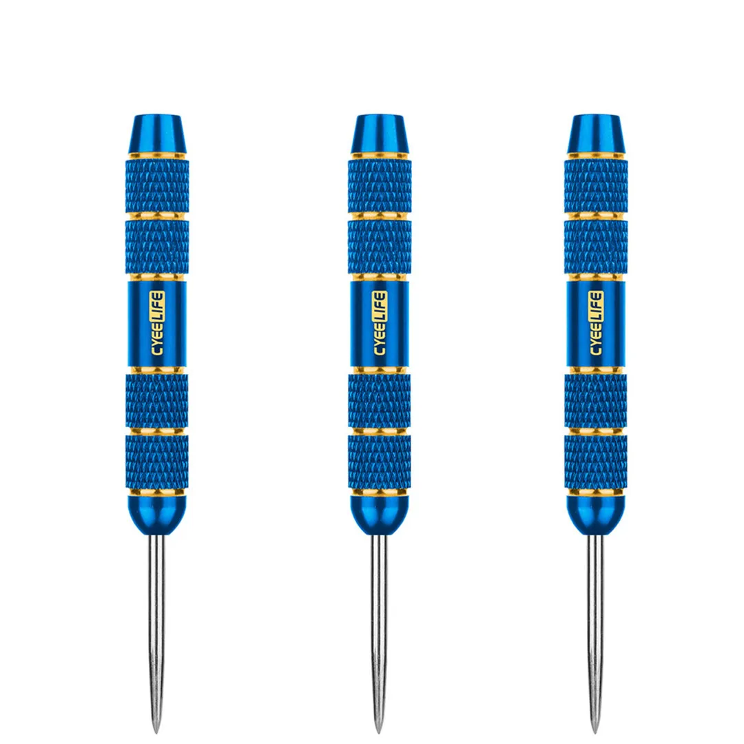 Cyeelife 3pcs 22g hochwertige Darts Nadel Standard Dart Zubehör vernickelt Silber Dart Barrel 4,5mm Gewinde durchmesser