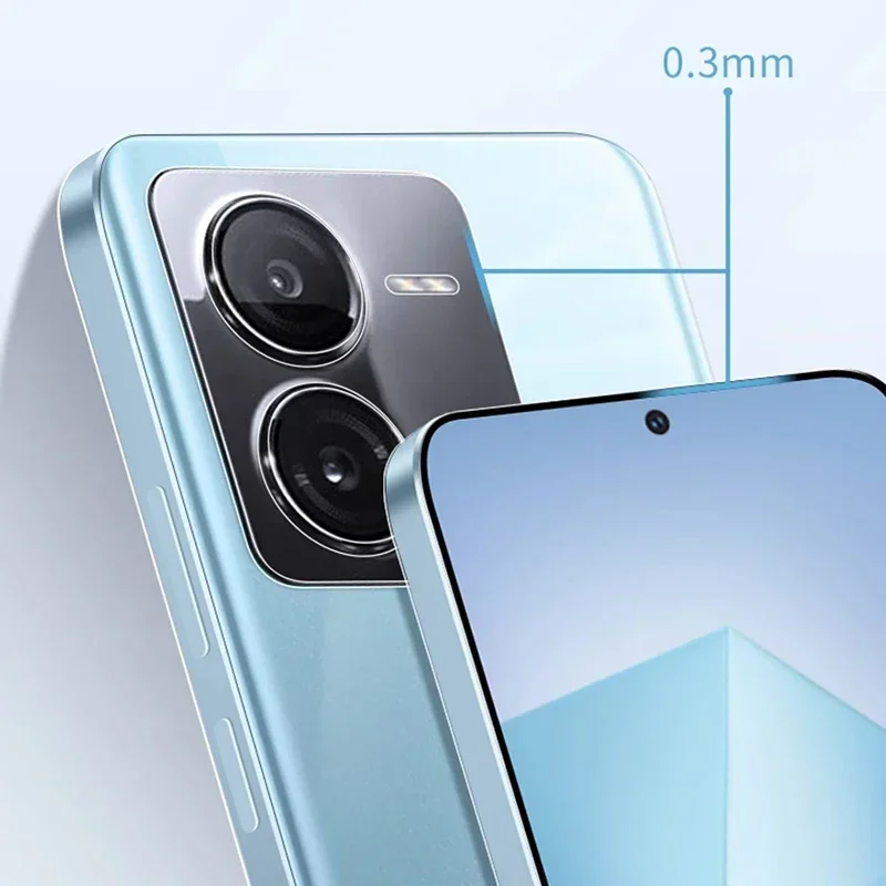 For VIVO IQOO Z9 IQOOZ9 5G Global Soft Clear TPU Phone Case Global Lens Protective Shockproof Transparent Silicone Mobile Covers