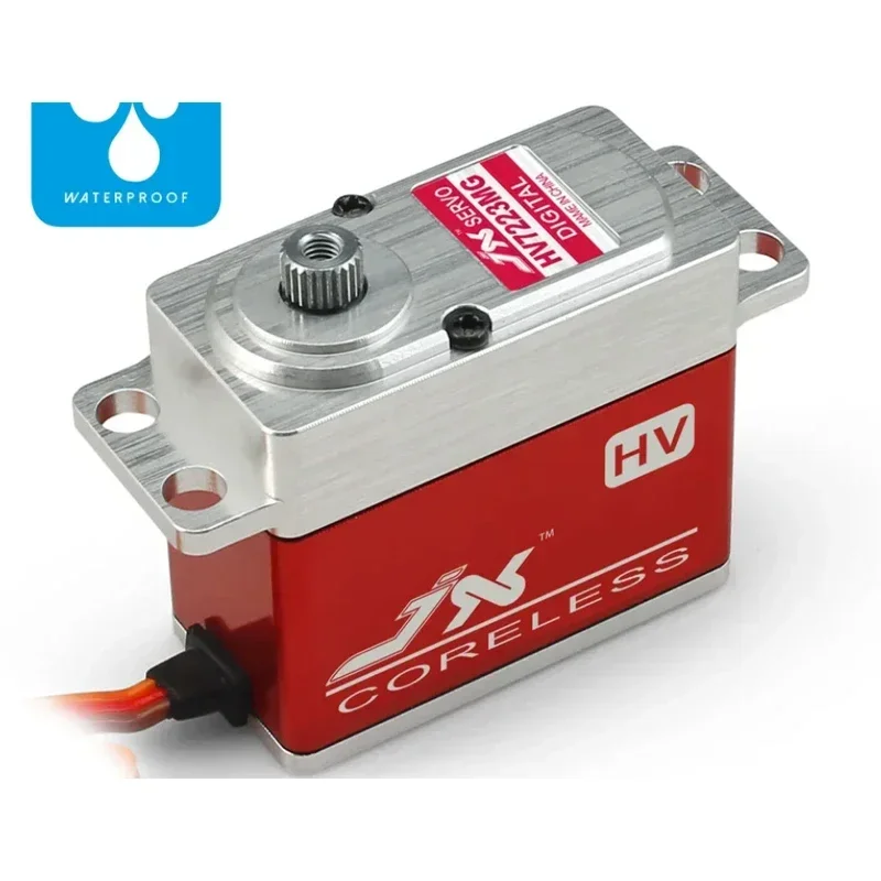 JX Servo PDI-HV7223MG 8.4V 23KG Metal Gear ad alta precisione Full CNC guscio in alluminio HV Digital Coreless Servo standard per auto RC