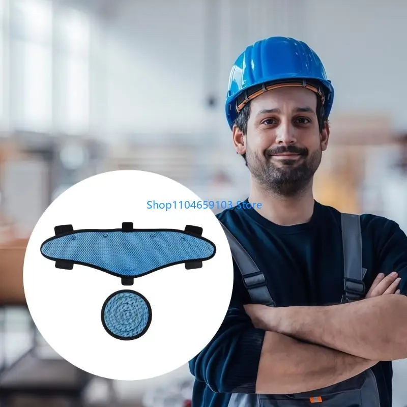 Cap Liner Sweatband With Quick Installation Design Hard Hat Top Pad Sweatband