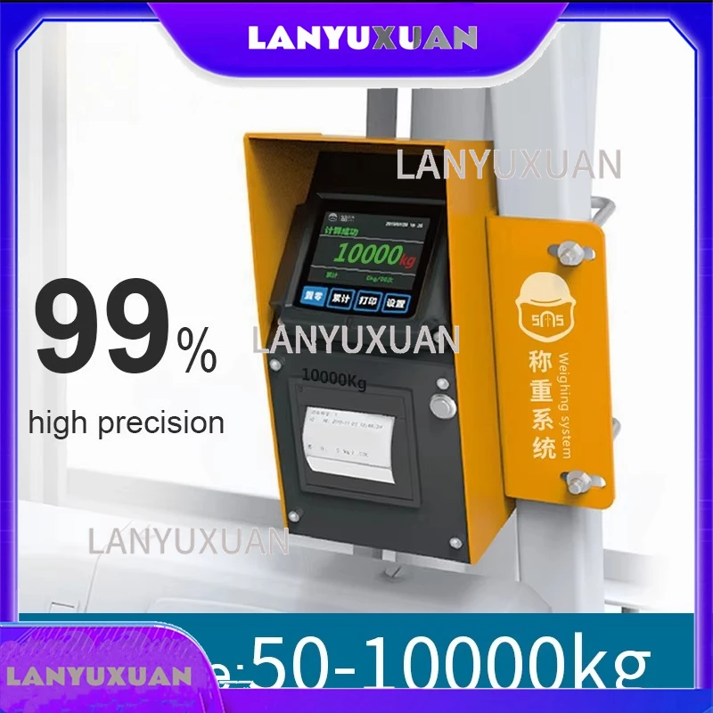 

2026 On-board Forklift Weighing Scale System IP67 Waterproof 3.5" LCD Display 10 Ton Capacity DC 12-24V -20-65 Operating