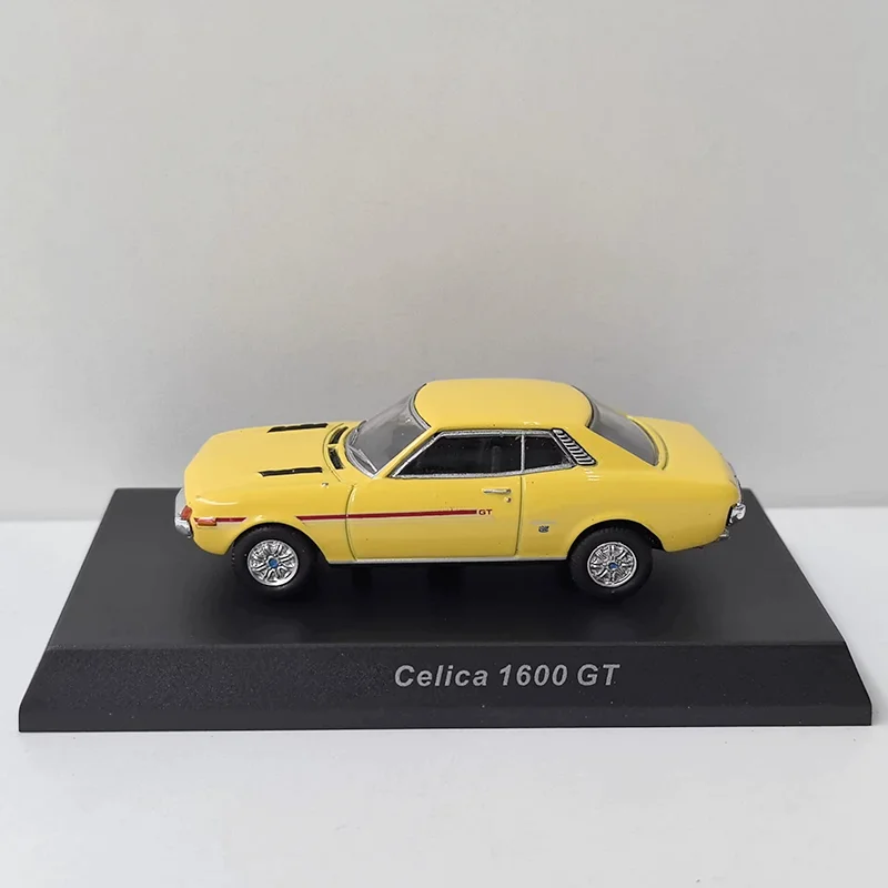 Kyosho Diecast 1:64 Scale Celica 1600 GT Alloy Car Model Static Display Collectible Toy Gift Souvenir Decoration