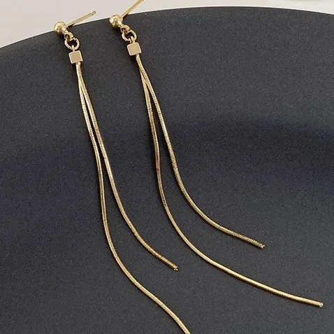 Long Tassel Earring… - image
