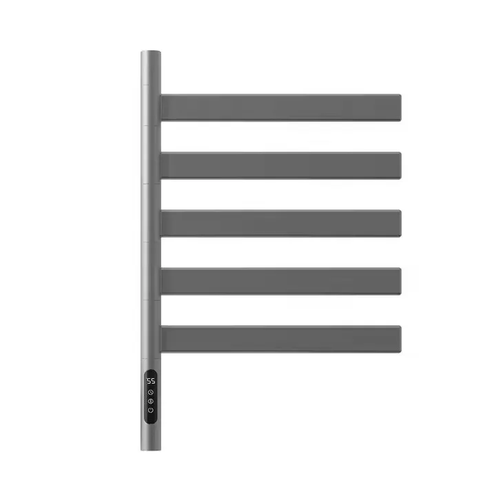 Bathrooms Accessory WiFi Constant Temperature Storage Rack Stainless Steel Rotating Electric Towel Drying Rack Heater