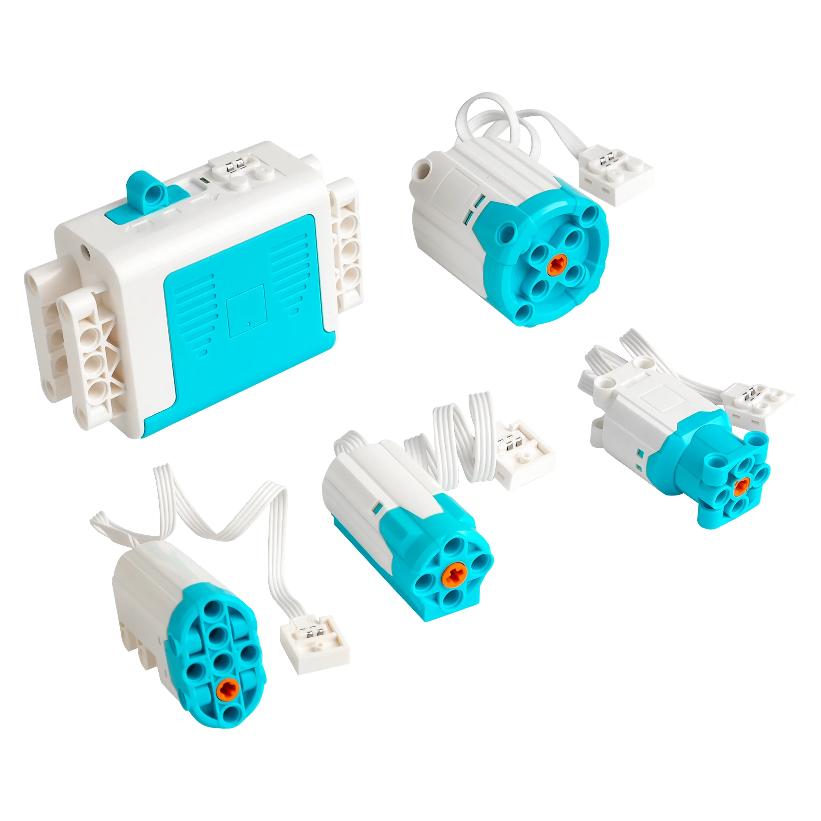 Servomotor M L XL, caja de batería, función de potencia, piezas técnicas, juego de Control remoto, bloques de construcción MOC PF, juguetes de ladrillo, Motor DIY