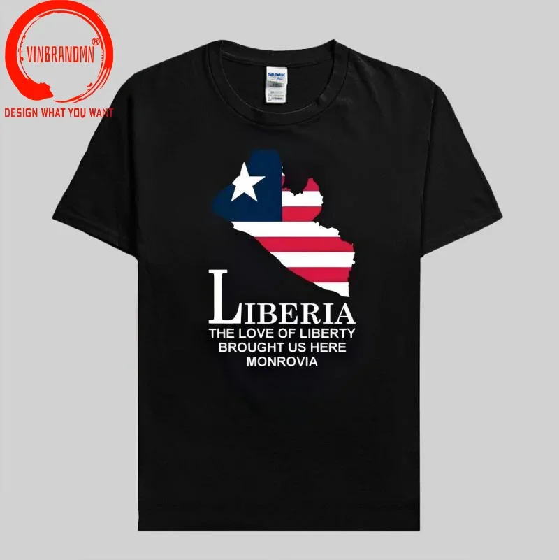 Liberia Liberian LBR Monrovia mens new t shirt men Fashion tops Short Sleeve sports clothes national team summer cotton t-shirt