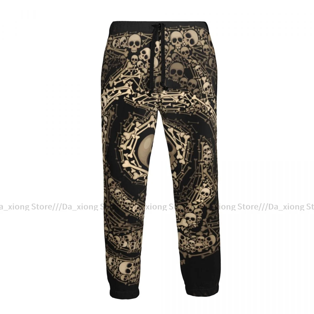 Casual Jogger Pants Rose Skulls And Bones Men Fitness Gyms Pants Outdoor Sweatpants Pants Mens Trousers