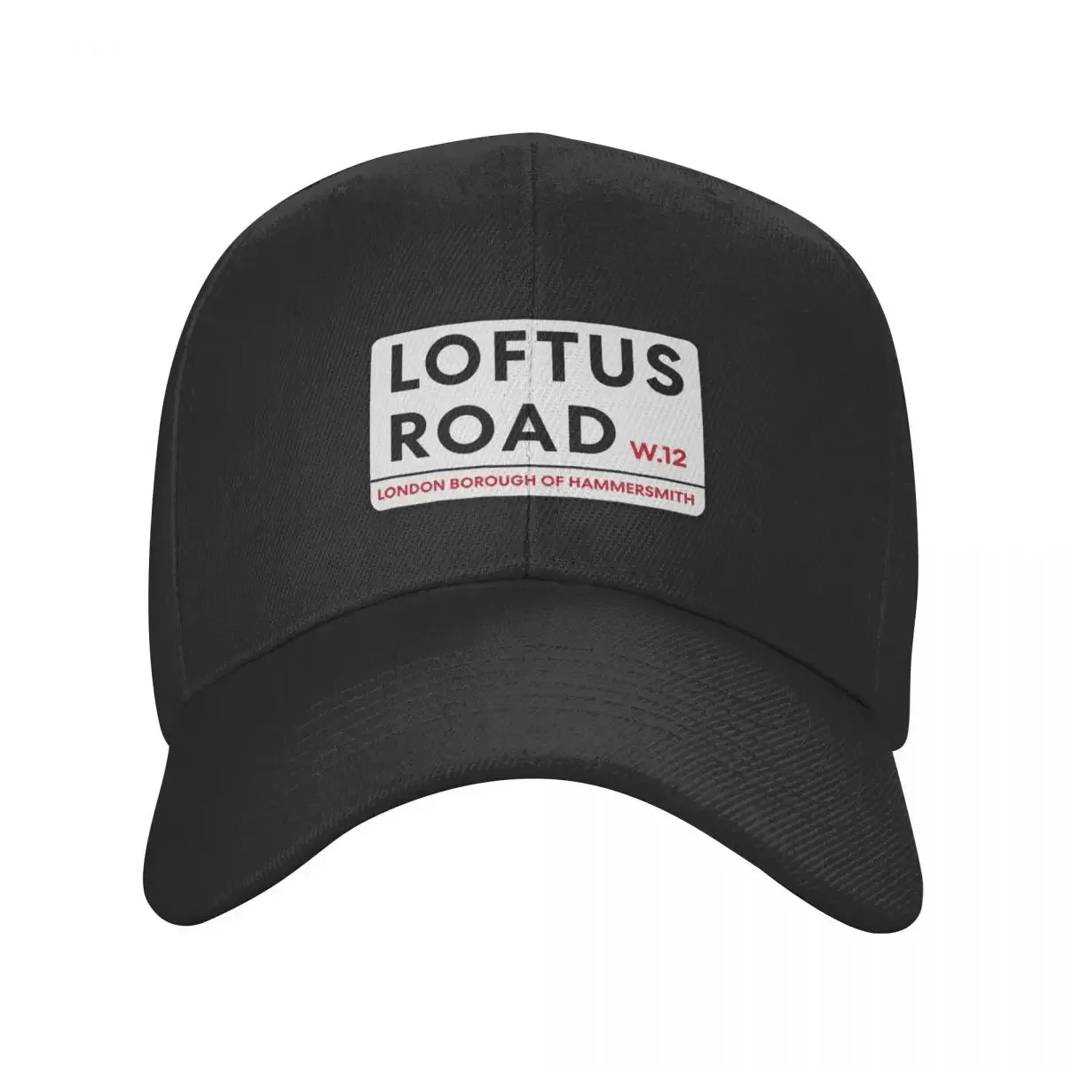 Loftus Road W12 Queens Park Rangers Road Sign Baseball Cap custom Hat cute Fluffy Hat Men's Hats Women's