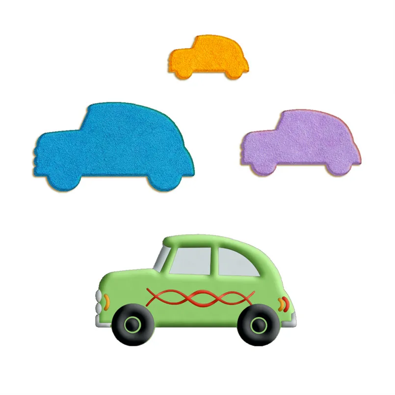 Four Specifications Cartoon Transportation Tools,7008 Old Style Car,Plastic Molds,Cake Fondant Tools,Cookie Sushi Cutters