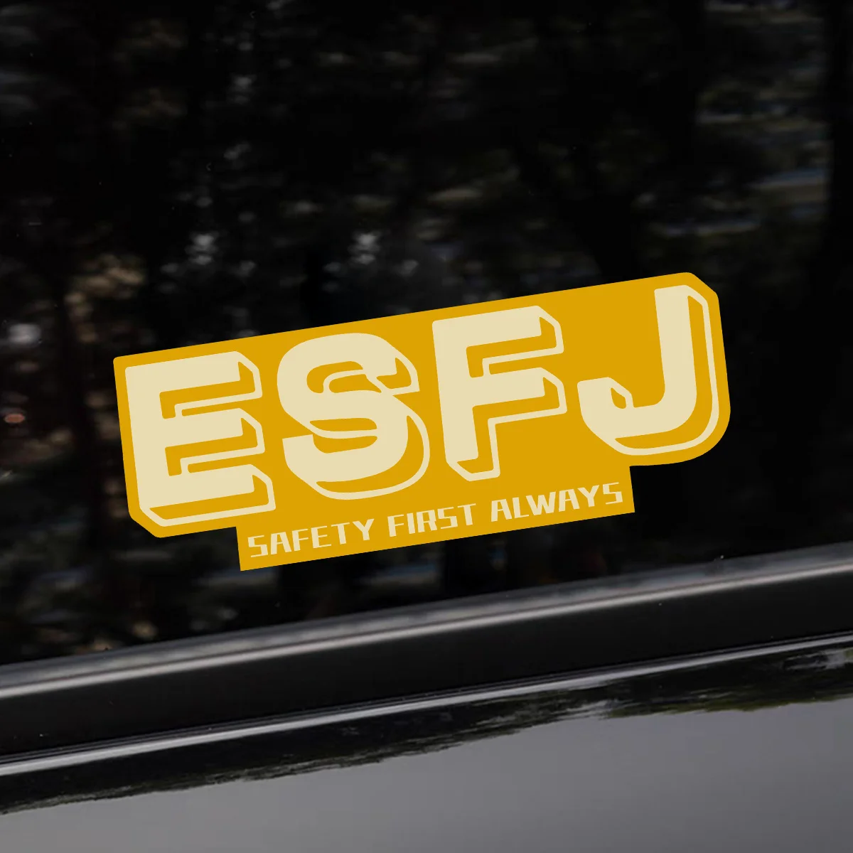 قطعة واحدة من ملصق عاكس لعادات القيادة الشخصية MBTI - نوع I/E 16 شخصية |   فينيل متين ممتع لدراجة نارية السيارة