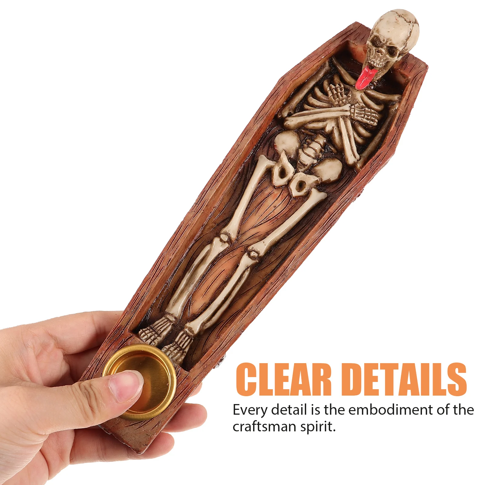

Skull Ornaments Decorations Halloween Statue Delicate Miniature Figurines