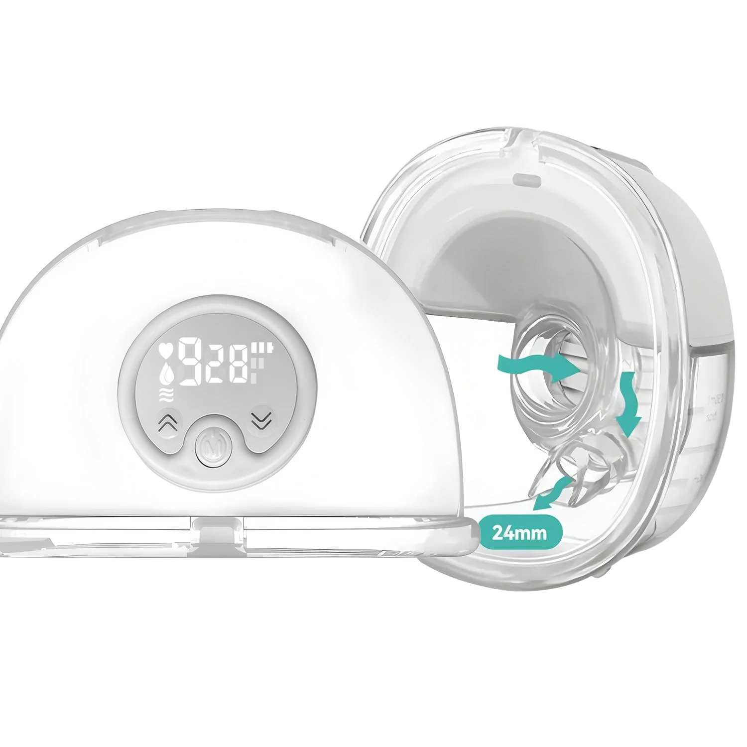 Electric Breast Milk Pumping Machine Handsfree BPA Free Low Noise 3 Mode 9Levels Intelligent Sucking Milk Wearable Breast Pump