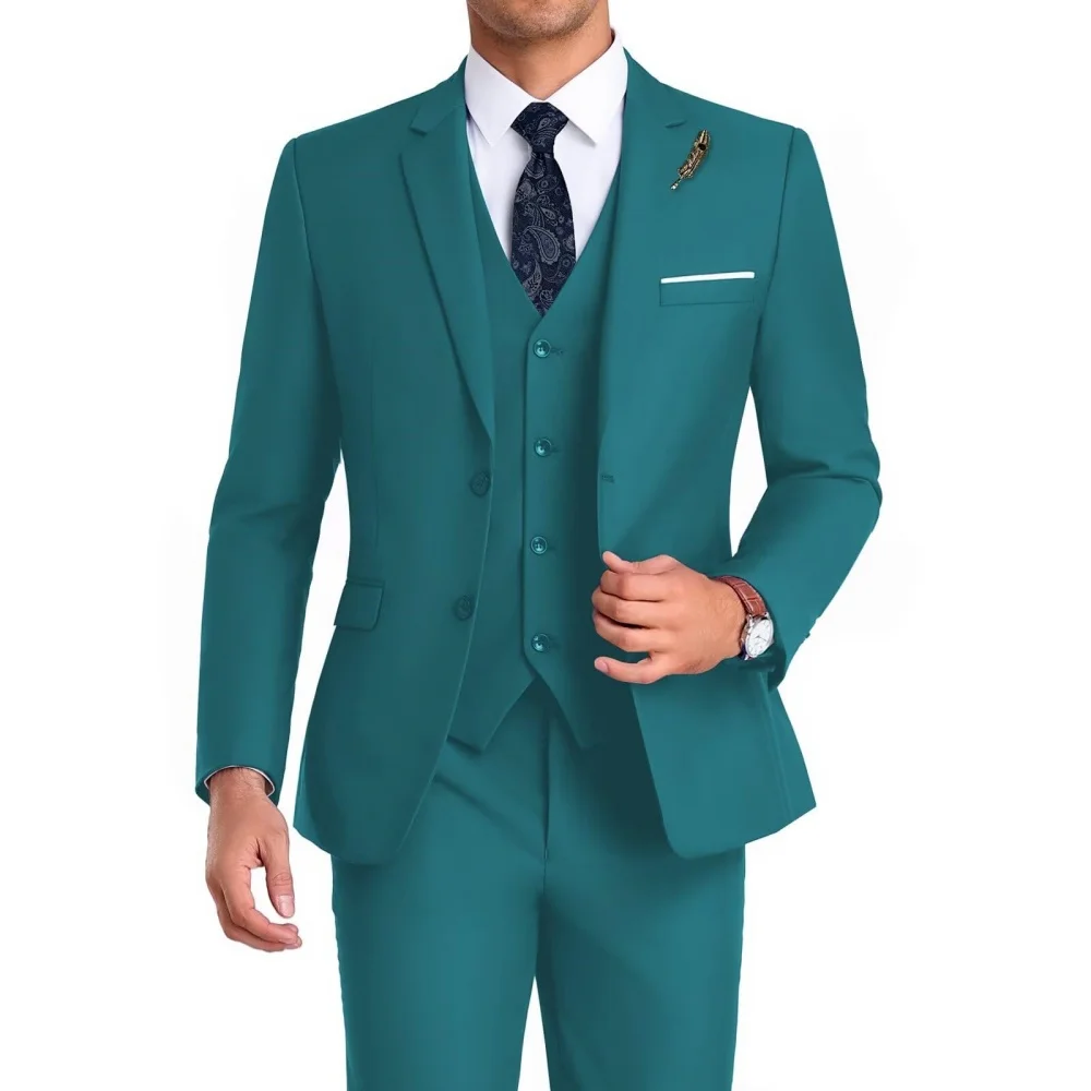 Terno preto masculino de alta kvalitet، مقاس نحيف، luxuoso e Elegante، terno de negalos، roupas da moda para casamento، conjunt #5