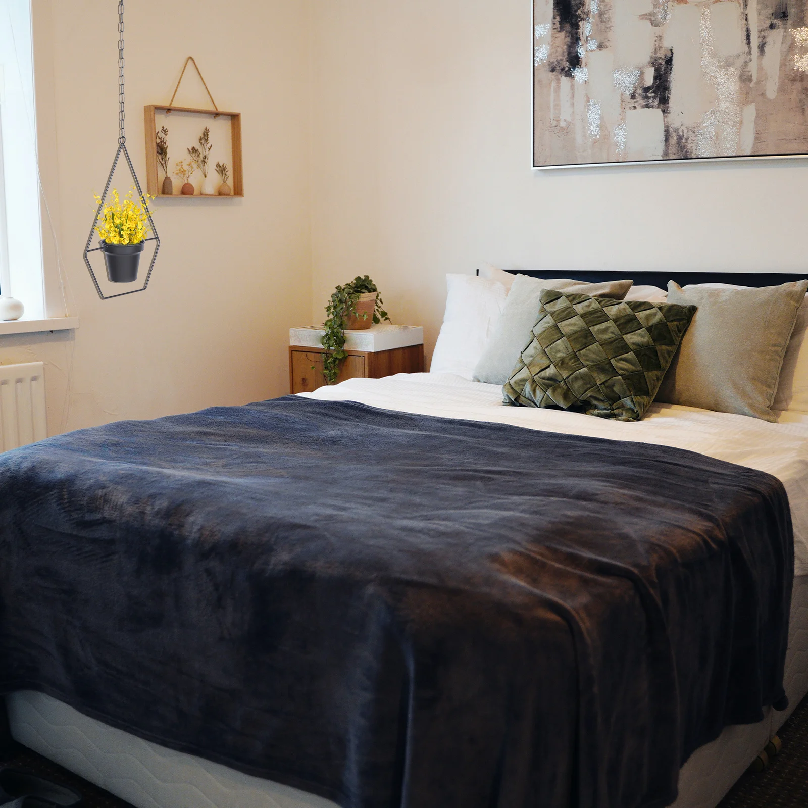 

Hanging Flowerpot Wall Plant Holder Iron Material With Drainage Holes For Indoor Outdoor Garden Balcony Fence Succulent Wall