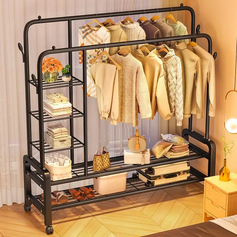 simple-double-rod-floor-mounted-clothes-drying-rack-indoor-room-clothes-hanger-stand-home-bedroom-clothing-storage-rack