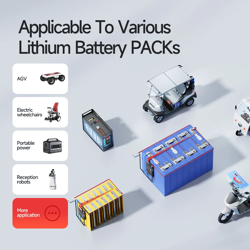 Daly Smart BMS 4S-8S 7S-17S 7S-24S 80A 100A 120A batería de litio de vigilancia Bluetooth integrada inteligente Lifepo4 Li-Ion LTO