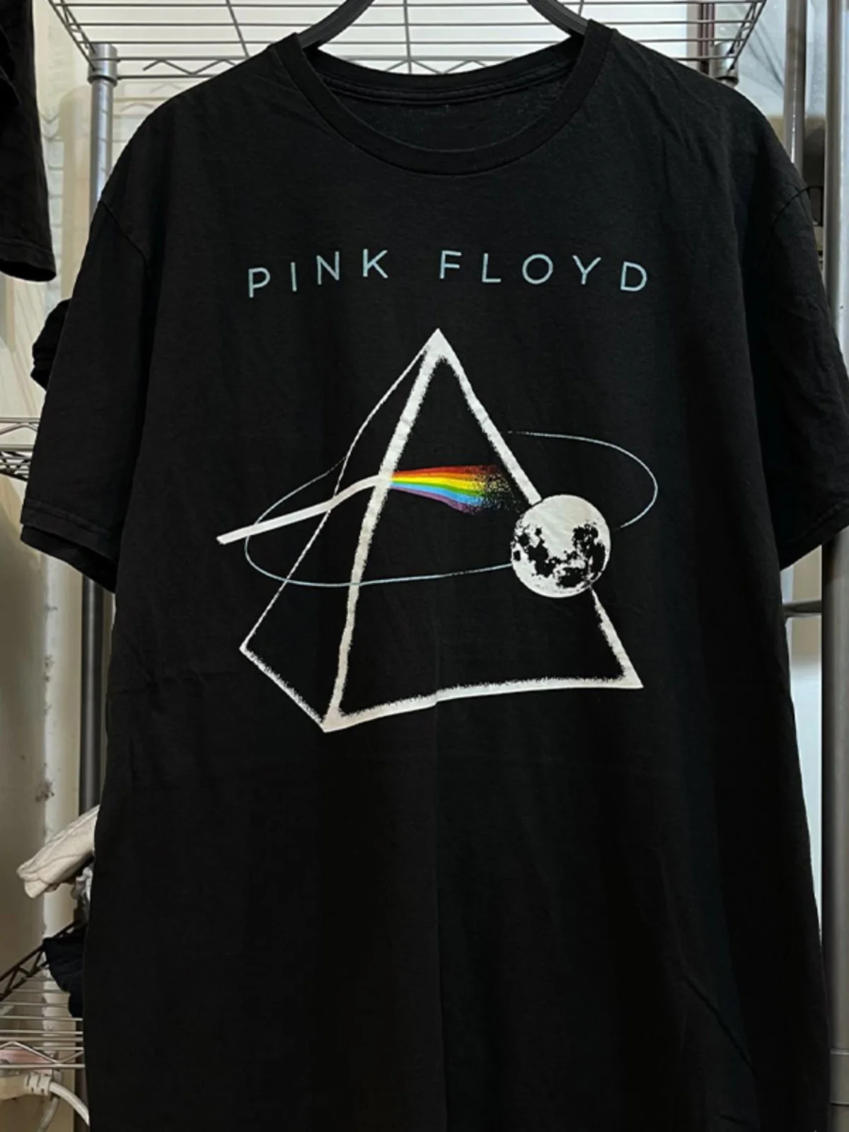  Band Retro Rock Short Sleeve Unisex Cotton T-Shirt Moon's Dark Side Pure Cotton Youth Fashion Summer T-Shirt