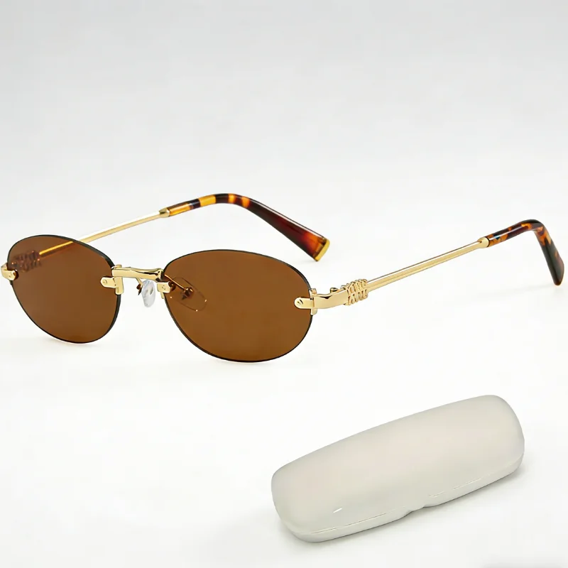 WM logo Retro Cat Eye Polarized Sunglasses Women UV400 Vintage Metal Frame Driving Fashion Sun Glasses 2025 image 5