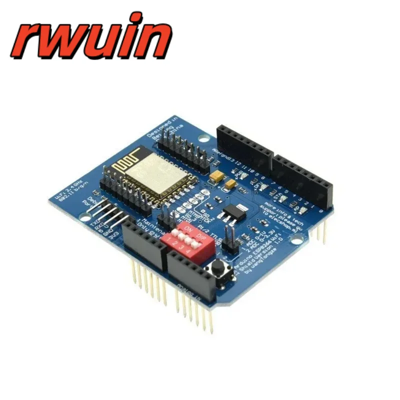 ESP8266 Web Sever Плата последовательного расширения Wi-Fi щит ESP-12E для Arduino UNO R3 ESP8266 Web Sever Плата последовательного расширения Wi-Fi щит ESP-12E для Arduino UNO R3
