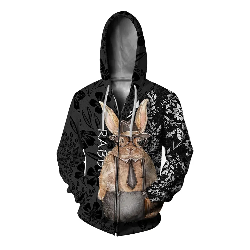 Trendy and Versatile Hooded Sweatshirt Personalized Skull Print Men\'s Sweat-shirt Comfortable and Stylish Zip Up Hoodies Hoodie